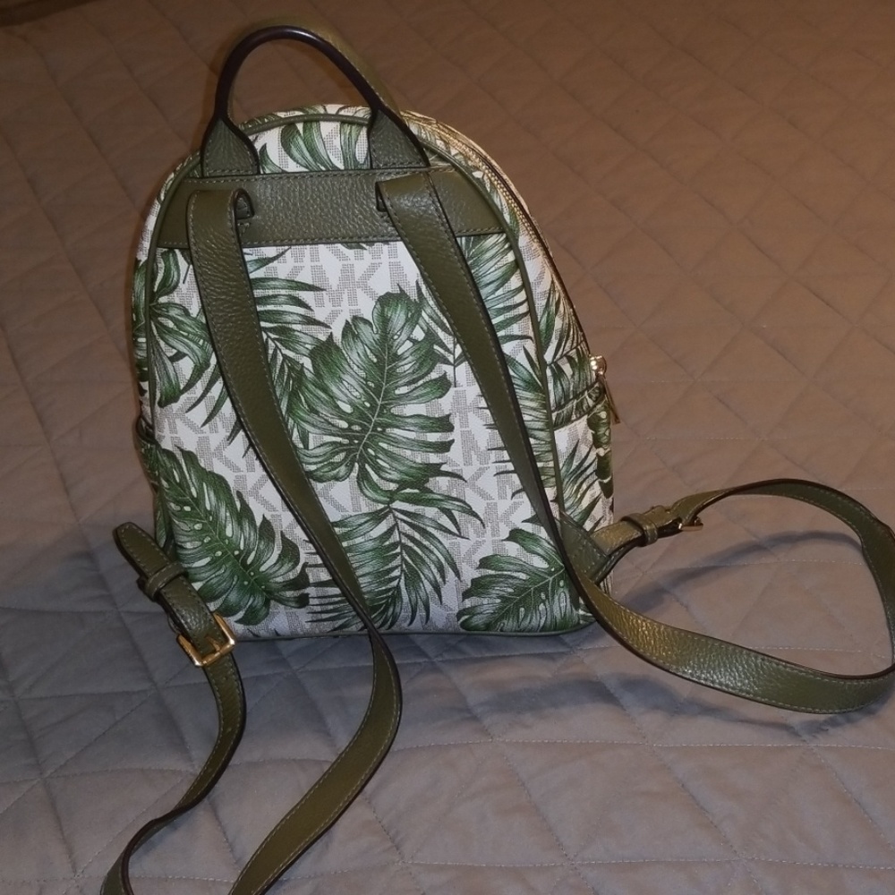 Michael Kors Tropical Patterned Backpack - image 3